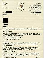 Letter from Brent Council Streetcare department